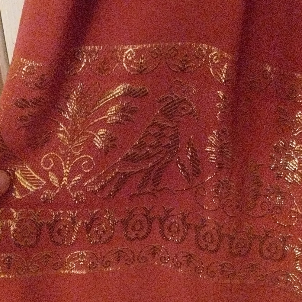 Anthropologie Silk Embroidered Dress - Picture 3 of 3